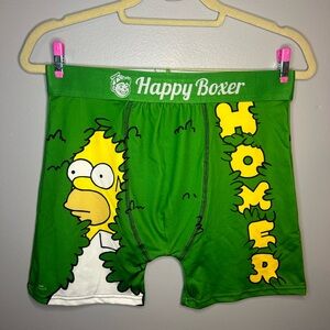 NWOT Adult Simpsons Homer Bush Meme Unisex Stretch Boxer Briefs